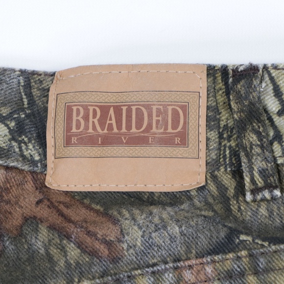 Vintage 90s Mossy Oak Camo Distressed Jeans - Picture 9 of 9